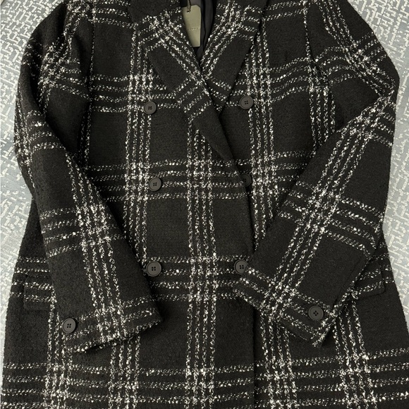 All Saints Astrid Double Breasted Check Jacket - Picture 15 of 16
